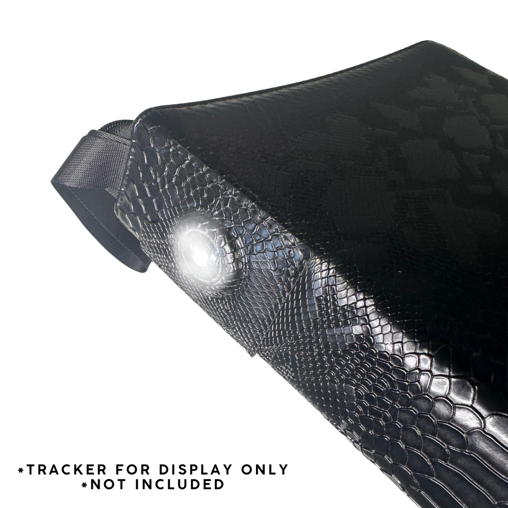 **PRESALE 11/15** Trackable Top Loader Binder – Premium Top Loader Binder | Obsidian Supplies | 216 CT | 24 Page | Tracking Device Slot