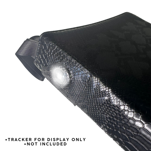 **PRESALE 11/15** Trackable Top Loader Binder – Premium Top Loader Binder | Obsidian Supplies | 216 CT | 24 Page | Tracking Device Slot